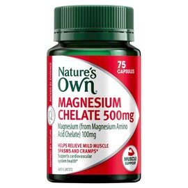 Nature's Own Magnesium Chelate 500mg Cap X 75