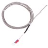 WOWOWO 2m Thermocouple Temperature Sensor Type K 0-600℃ 5*30mm Probe
