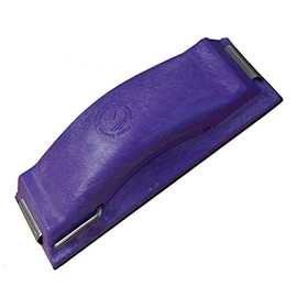 Time Shaver Tools Preppin' Weapon Ergonomic Sanding Block, for Wet and Dry Sanding! Easy to Load, Multi-purpose Plain Paper Sander! 1 Purple Color Coded Hand Sander