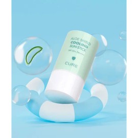 KIMJEONGMOONALOE Cure Aloe Shield Cooling Mint Sun Stick 23g Soothing Tea 1pc 4124299 FREE / KIMJEONGMOONALOE 큐어 알로에 쉴드 쿨링 민트 선스틱 23g 수딩자차 1개 4124299 FREE
