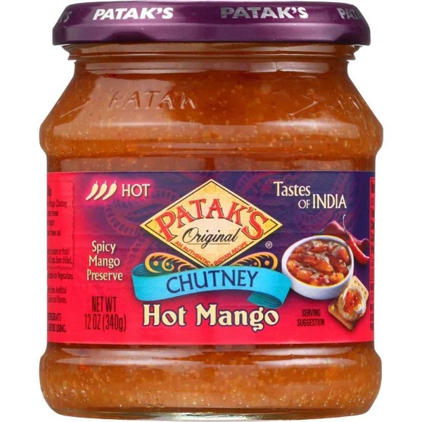 Patak's Hot Mango Chutney (6x12oz )