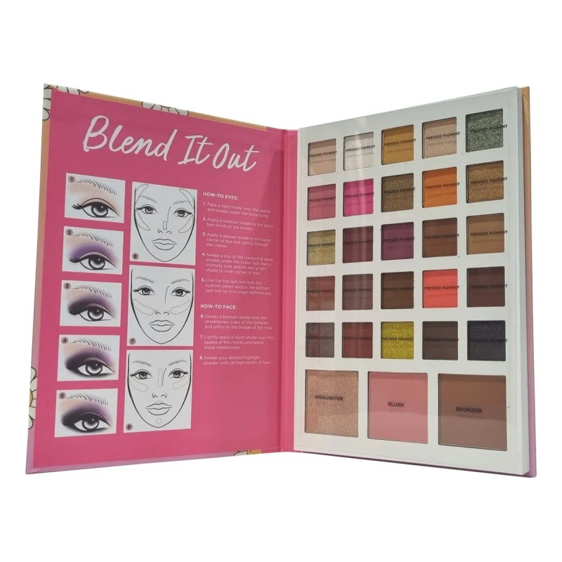 Paleta De Sombras Profusion Beuty Book Eye & Face 25