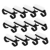 Gatuida Small Horn Nail Brush Set 12pcs Fingernail Cleaning Manicure