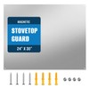 24" By 30" Stainless Steel Stove Backsplash, Reversible Ultra Flat