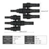 A pair of Triple Branch 1 to 3 way Solar
