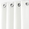Douceur d'Intérieur 1609124 Curtains, Polyester, White, 140 x 180 cm