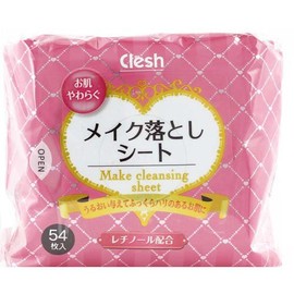 Clesh (Kureshu) Makeup Remover sheet retinol formulations 54 sheets