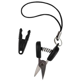 JubileeYarn Itty Bitty Snippy Portable TSA Compliant Keychain Scissors - Atomic Black - 1 Scissor