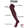 TCK Dugout Over the Knee Baseball Socks Pattern A (Maroon,
