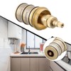 DHYAWUER Thermostatic Mixer Valve,Shower Valve, Brass Replacement Thermostatic, Replacement 20-48