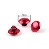 Topteng 10x M6 Red Protective Caps Screws Cover Hexagon Bolts
