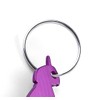Komonee Parrot Purple Bottle Opener Key Chain Metal Wildlife Bird