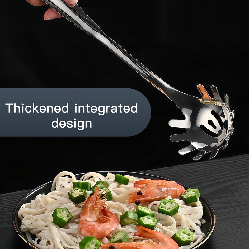 IMEEA 14.3-Inch Spaghetti Spoon Pasta Server SUS304 Stainless Steel Pasta