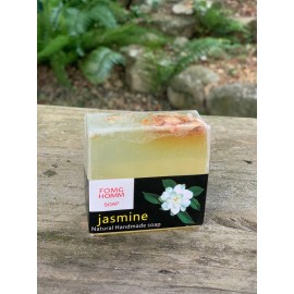 100% Pure Handmade Natural Glycerin Soap Jasmine, Lily, Guava, Bamboo Charcoal - Peach