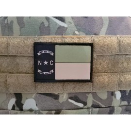 NC North Carolina Multicam Subdued Flag Military Tactical Hook Morale Patch
