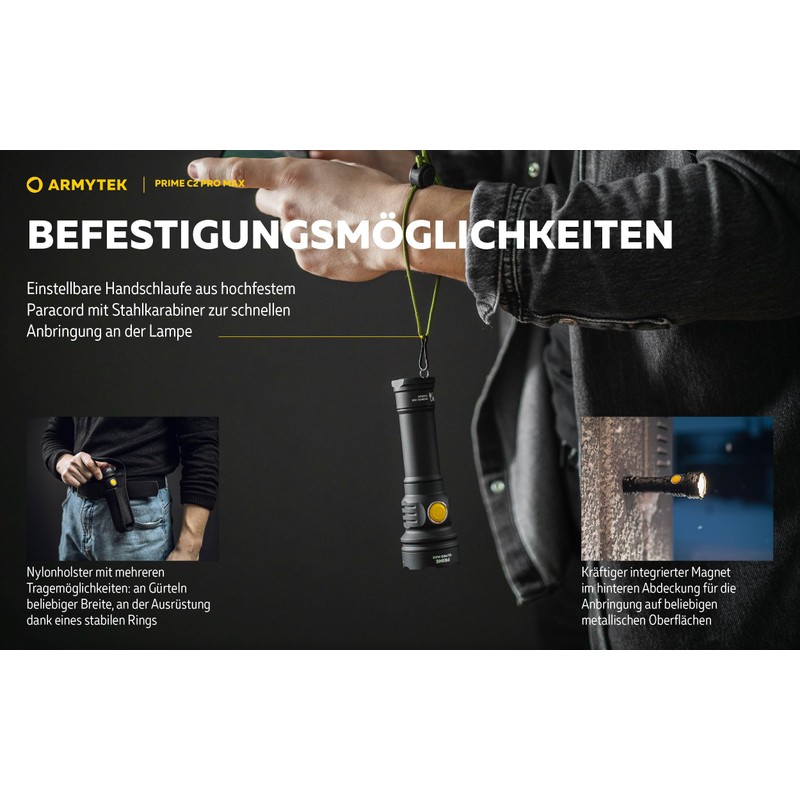 Armytek EDC Prime C2 Pro Max Torch Warm White 3720