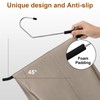 Pant Hanger,10 Pack,Pants Hnager Open Ended,Black