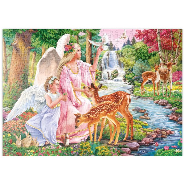 MyPuzzle Angel and Deer by the River - Premium 500