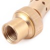 Female Thread Fountain Nozzle Brass Multihole Bubbling Sprinkler for Garden