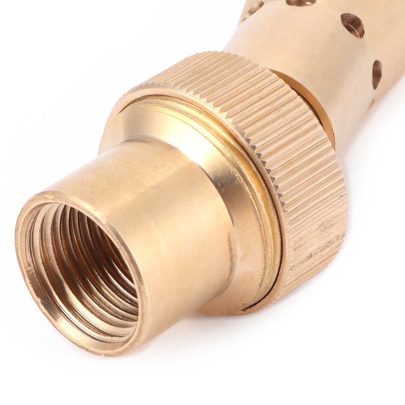 Female Thread Fountain Nozzle Brass Multihole Bubbling Sprinkler for Garden