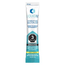 LIQUID I.V. Electrolitos y Vitaminas en Polvo para preparar Bebida Hidratante sabor Lima Limón, 8 Sobres
