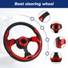 12.5 Inch Boat Steering Wheel with 3/4“ Axle Marine Steering