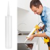 QWORK Empty Caulking Sealant Tubes - 11 Oz Capacity Each,
