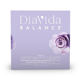 BALANCE® – Probióticos Lactobacillus plantarum CECT 7315 y CECT 7316 con Vitaminas B6, B12, D3, K2, A, C, B9, Zinc y Selenio – 30 cápsulas