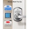 TEEHO Keypad Door Lock with Handle: Keyless Entry Door Lock