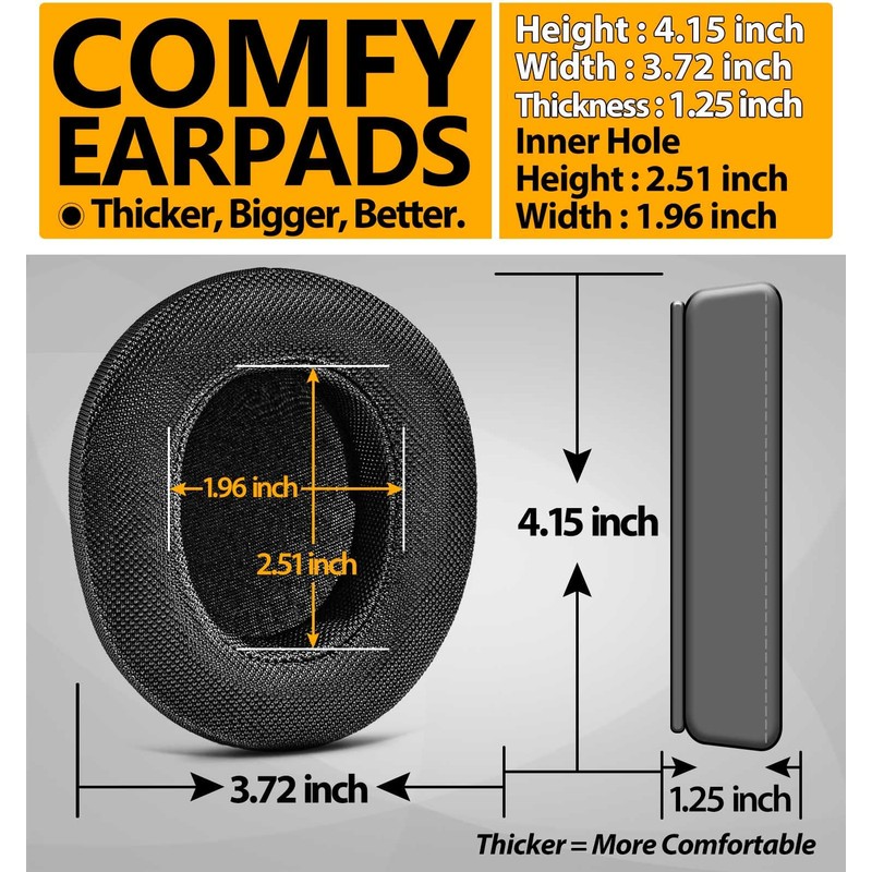 Nova Pro Wireless Replacement Earpads for Arctis Nova Pro Wireless
