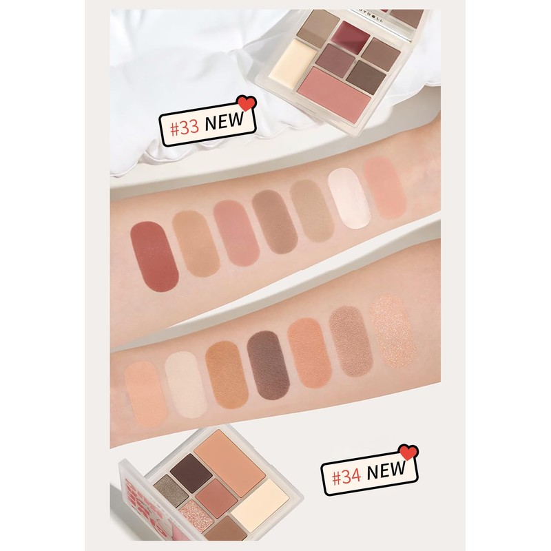Eyeshadow Eyeshadow Palette Limited 7 Colors Highlight Blush Integrated Palette