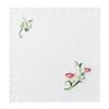 [Ebherys] 100% Silk Pure Hand Embroidered Handkerchief Square Hand Embroidered
