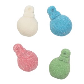 Glitter Ornaments Gummy Candy, Delicious Gummies, Fun and Festive Holiday Snacking, Party Favor (2.2 Pounds)
