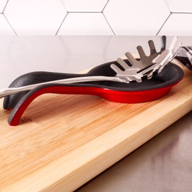 BergHOFF Cast Iron Spoon Rest, Red