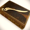 Evenchae Flamingo Letter Opener, Elegant Gold Finish, Desk Accessory for