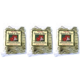 Trader Joe's Spinach and Chive Linguine Pasta - 3 Pack