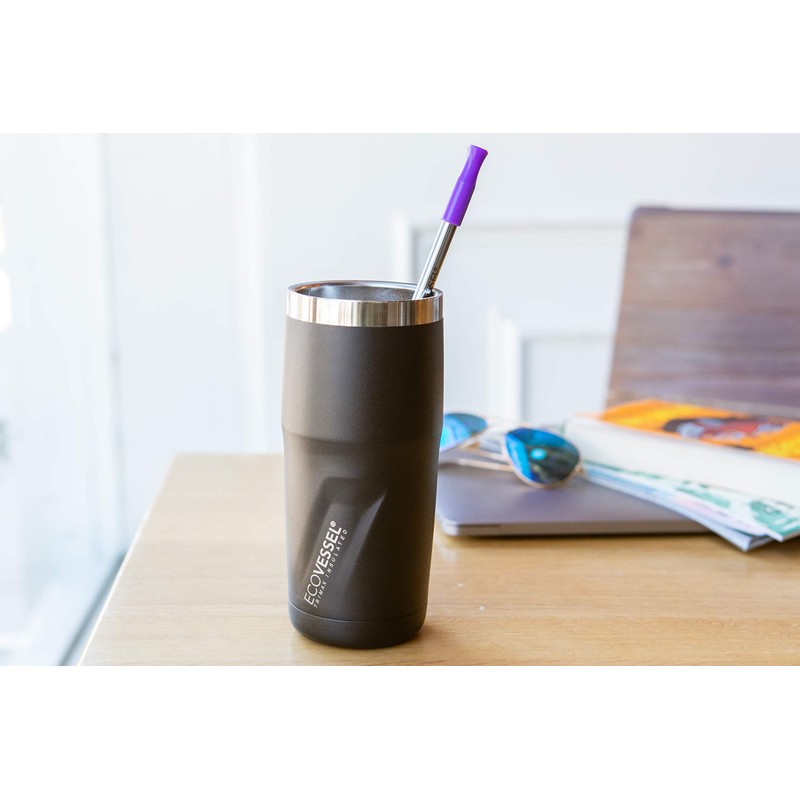 EcoVessel Metro-16oz/473ml Triple Insulated Stainless Steel Hot or Cold Drinking