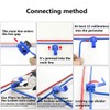 Leadrise 125 Solderless Quick Splice Snap Wire Connector, 50 pcs