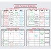Meal Planner Whiteboard by DF Creations - Magnetic Weekly White