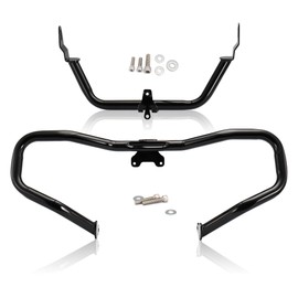 MoKitDora Road Glide Chopped Engine Guard 1.25" Highway Crash Bar & Fairing Support Brackets for Harley 2015-2023 FLTR FLTRXS Models, Black
