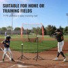 VEVOR 7x7 ft Baseball Softball Practice Net Hitting Batting Training