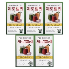 Zero Belly ZERO BELLY Compressed Smoothie 400mg x 60 tablets (5) / 제로벨리 ZERO BELLY 압축스무디 400mg x 60정 5개