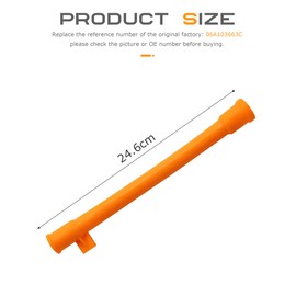 Flaconi Car Oil Dipstick Funnel,Oil Dipstick Tube,Dipstick Tube,Oil Dipstick Tube Replacement,Oil Filler Dipstick Guide Funnel,Dipstick Adapter Repair Kit,Oil Dipstick Funnel,Replace OEM 06A103663C