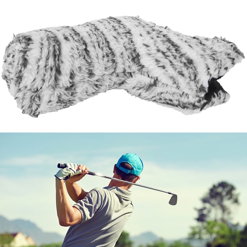 L shaped Golf Putter Head Cover Soft Plush Durable Club