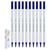 DOLLAR PointerStic Felt Tip Colouring Pens, BLUE, Medium Point (1.0mm),
