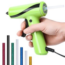 LIFEGOO Hot Glue Gun with 30 Pcs Premium Mini Hot Glue Sticks (0.27 X 5.9 inch) Fast Preheating Hot Melt Gun with Anti-Drip Nozzle Mini Glue Gun Kit for School Crafts DIY Arts and Home Repairs