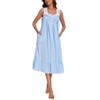 AVIIER 100% Cotton Nightgowns for Women Sleeveless Sleep Dress Ladies