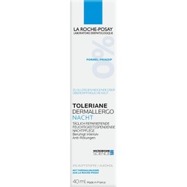 La Roche Posay Toleriane Dermallergo Night, Soothing and Moisturising Night Cream, Face Care for Very Sensitive Skin, Night Cream for Allergic, Reactive Skin, 40 ml