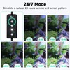 AQQA LED Aquarium Light, 24/7 Mode IP68 Waterproof Extendable Bracket