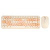 USB Keyboard Mouse 2.4G Wireless 68 Keys Low Consumption Retro